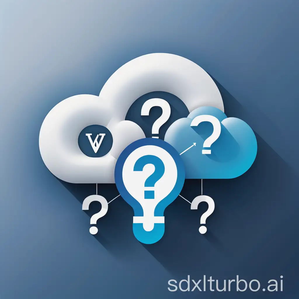 HighTech-Enterprise-Cloud-Icon-with-Question-Mark-Logo