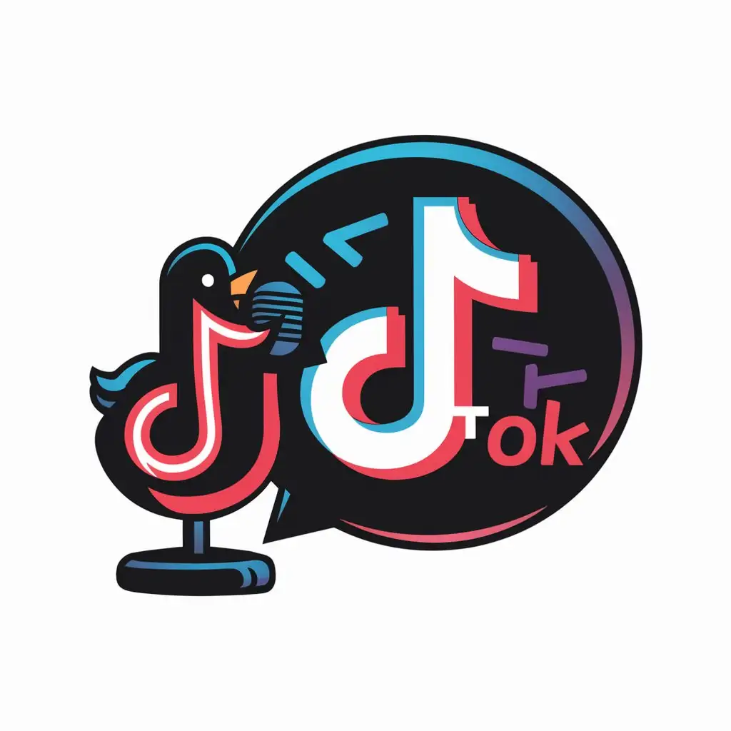 Dynamic Singing Messages Logo for TikTok