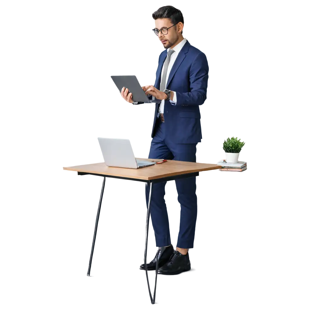 News-Table-Standing-Laptop-PNG-HighQuality-Image-for-NewsRelated-Content
