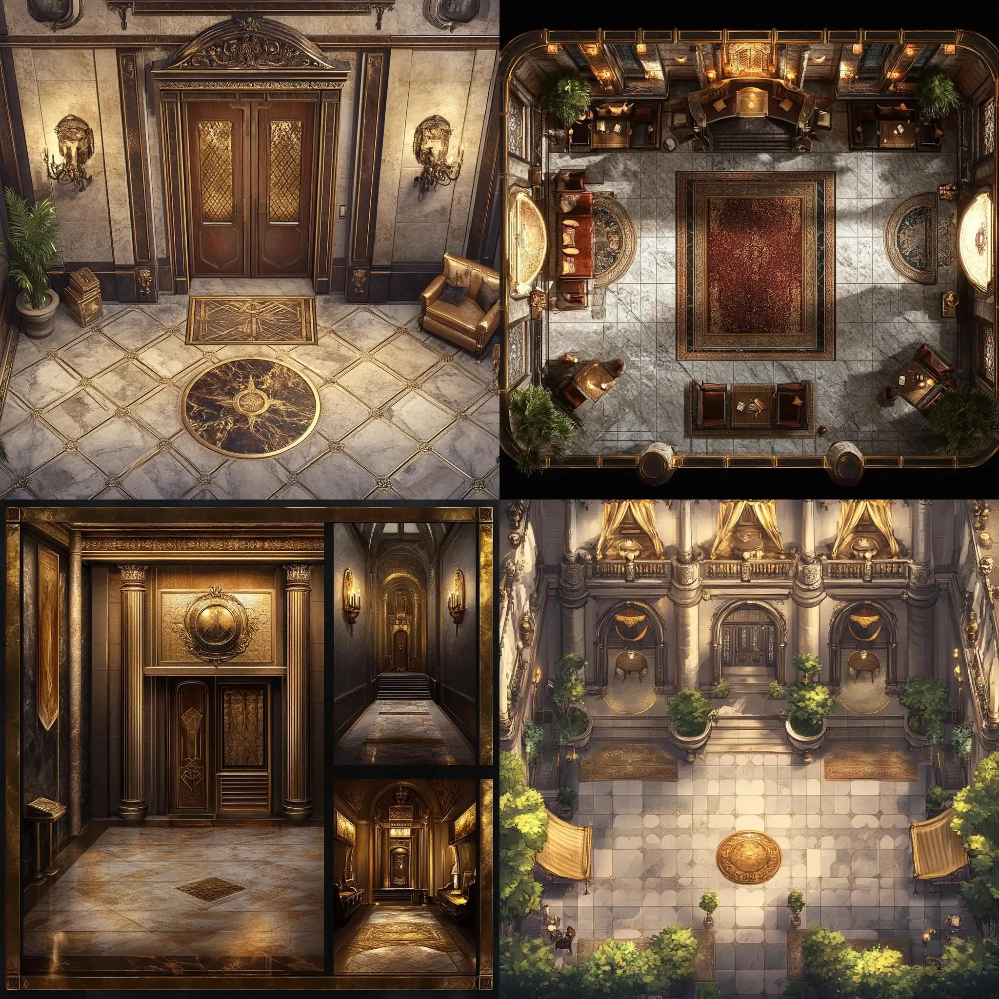 Luxurious-Inn-with-Polished-Bronze-and-Gold-Accents