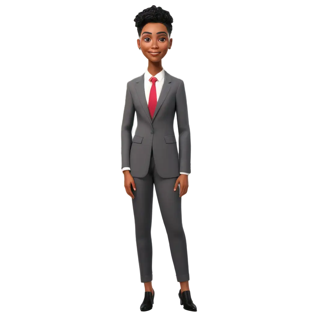 Diverse-Cartoon-PNG-of-a-NonBinary-Individual-in-Business-Suit-for-Inclusive-Representation