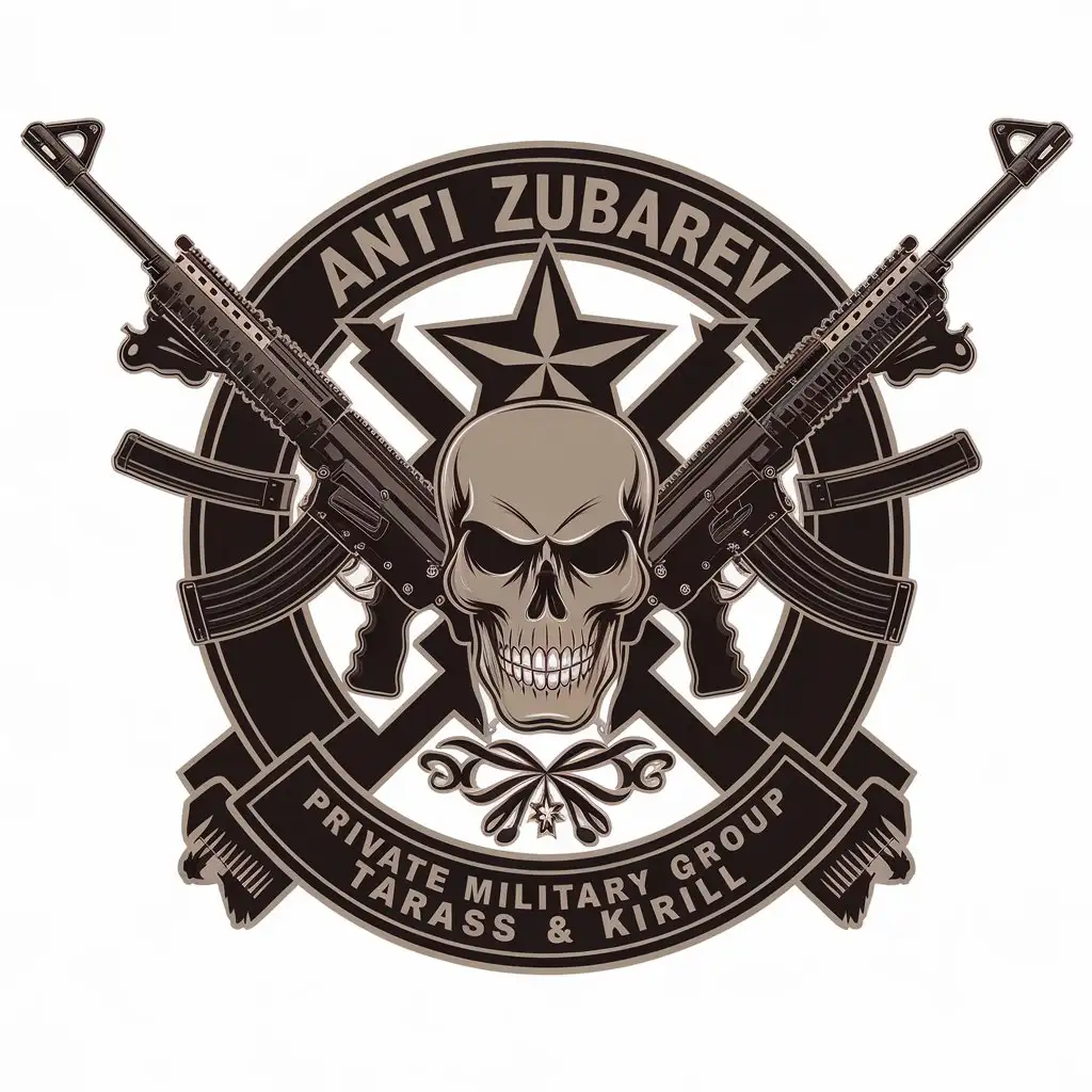 LOGO-Design-for-Anti-ZUbarev-Military-Precision-with-Skull-and-Rifles