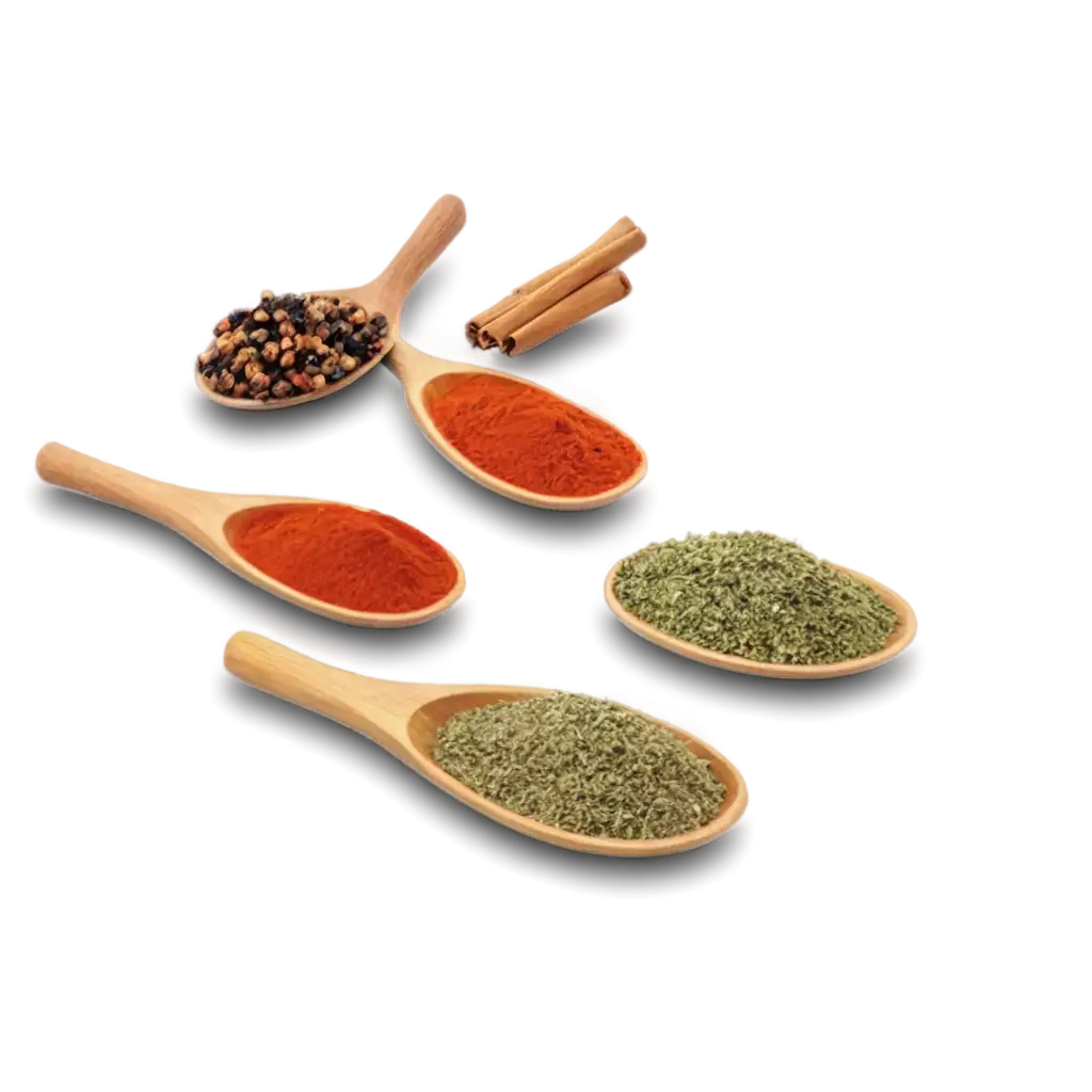 Spices-on-aPNG-Image-Usage-Scenarios-Plate-PNG-Image-for-Culinary-and-Design-Use