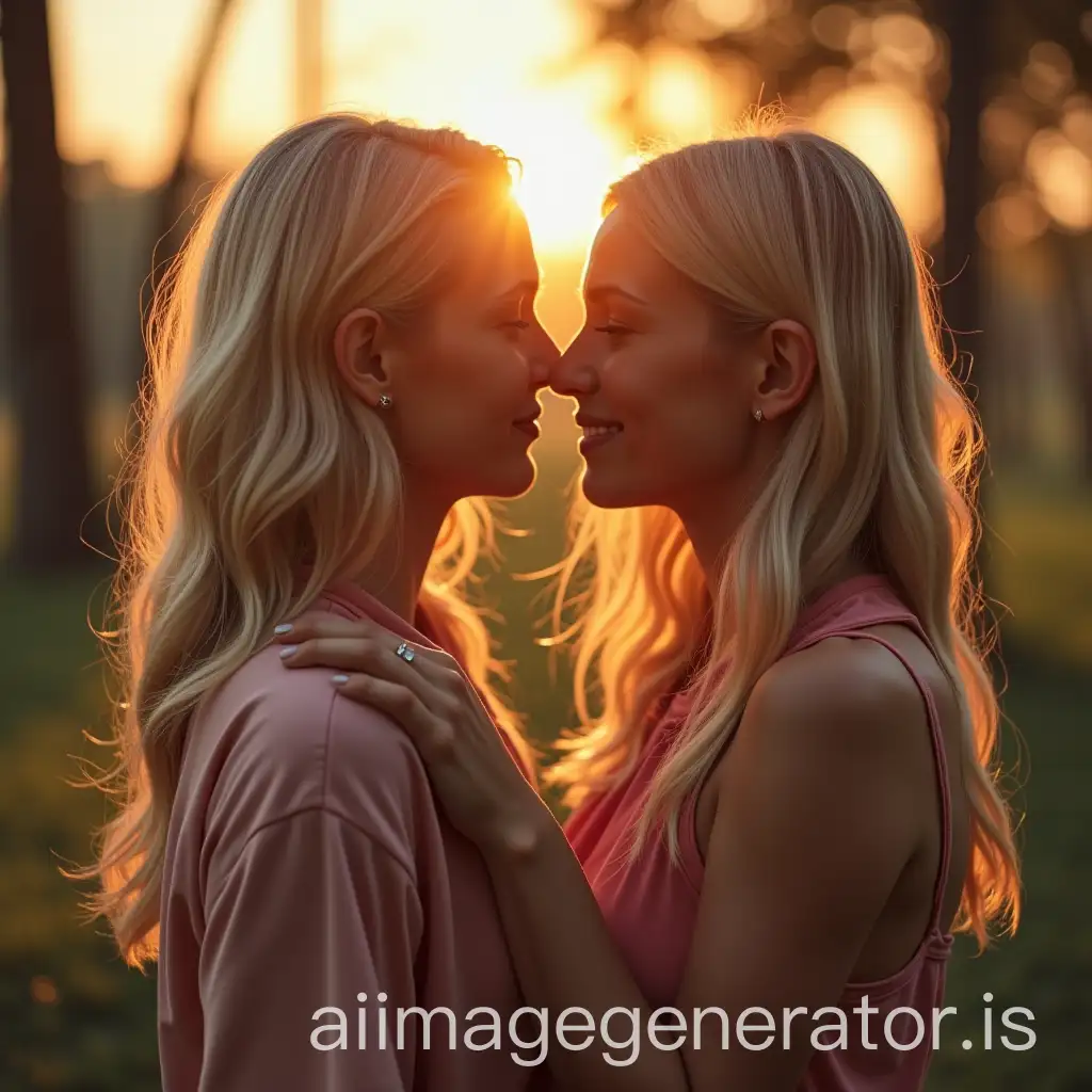 Romantic-Couple-in-Love-with-Blonde-Woman