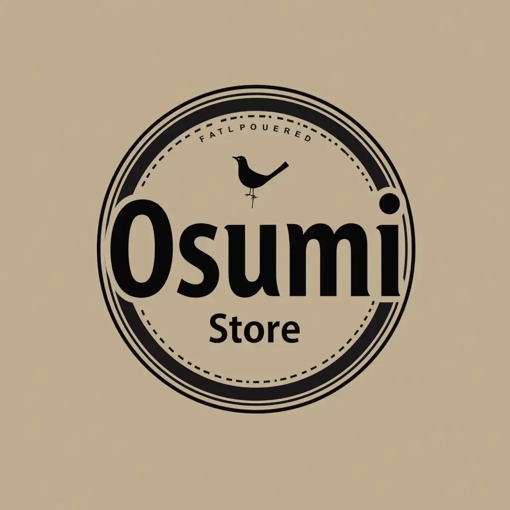 I want a logo for instagram profile Osumi Store  For shoes and clothes