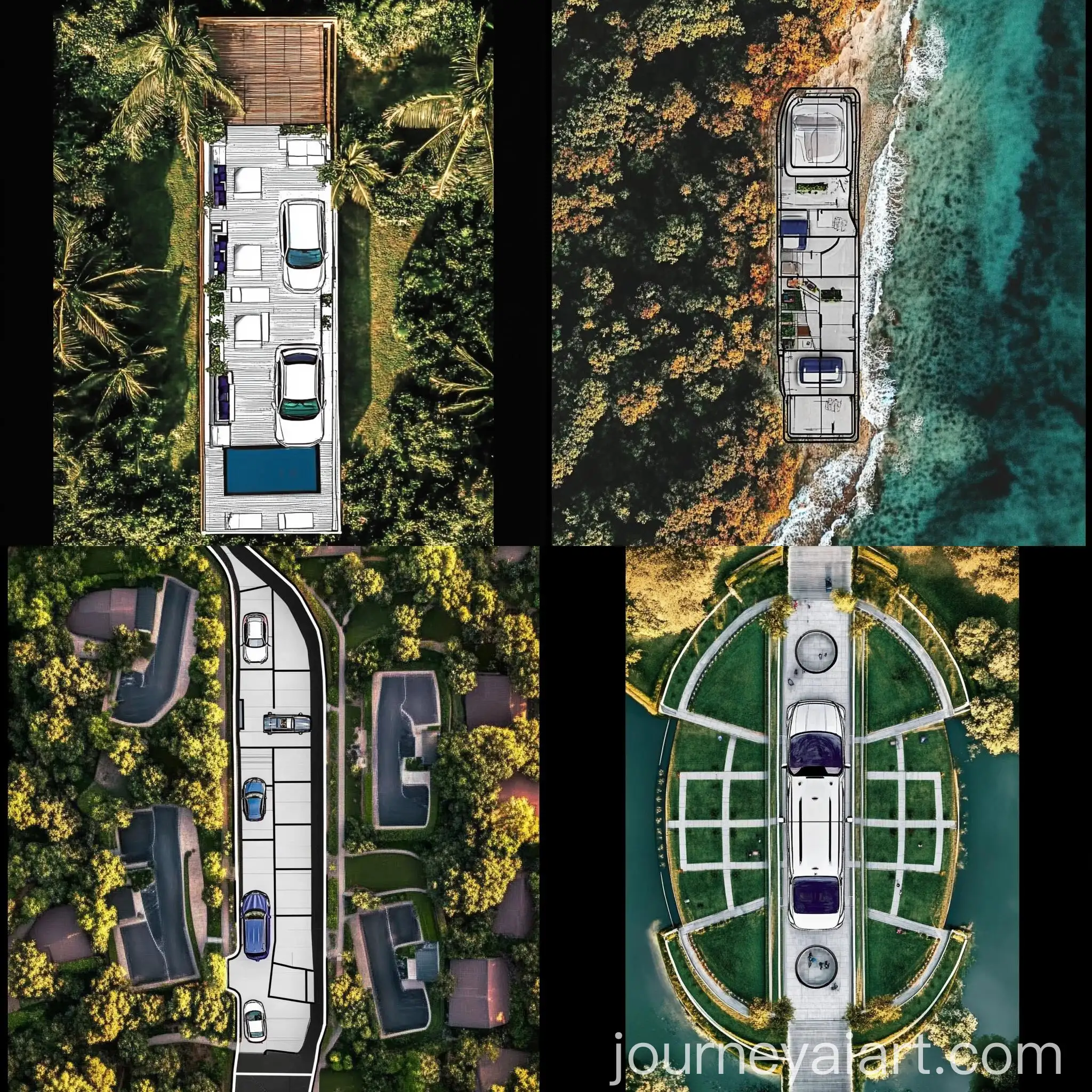Aerial-View-of-Vibrant-Urban-Landscape