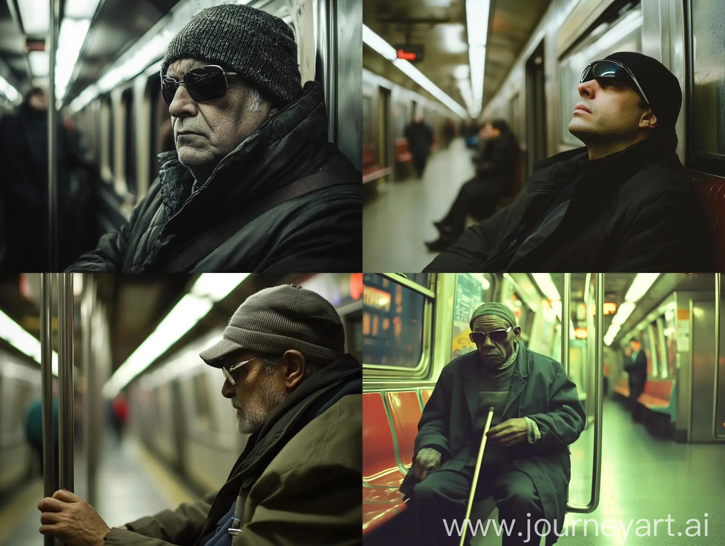 Blind-Person-Facing-Challenges-Alone-in-Subway