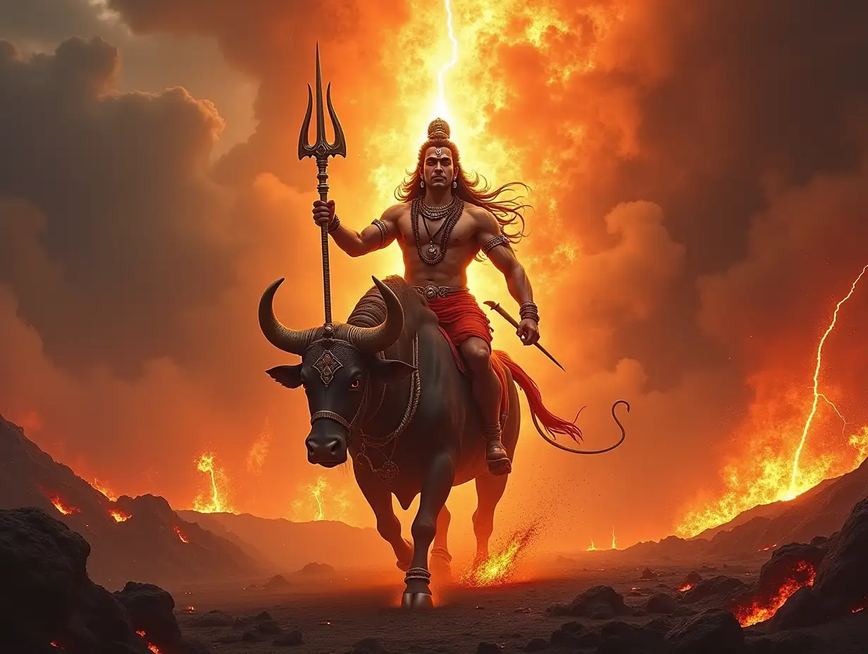 Mahadev-Emerges-from-Volcanic-Eruption-in-Fiery-Battle-with-Cosmic-Powers