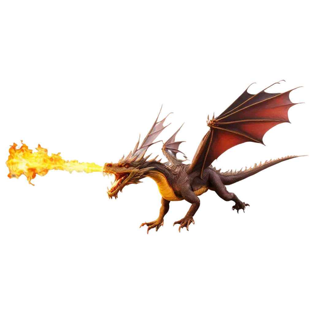 Dynamic-PNG-Image-of-a-Dragon-Moving-and-Spewing-Fire-Create-Stunning-Visuals