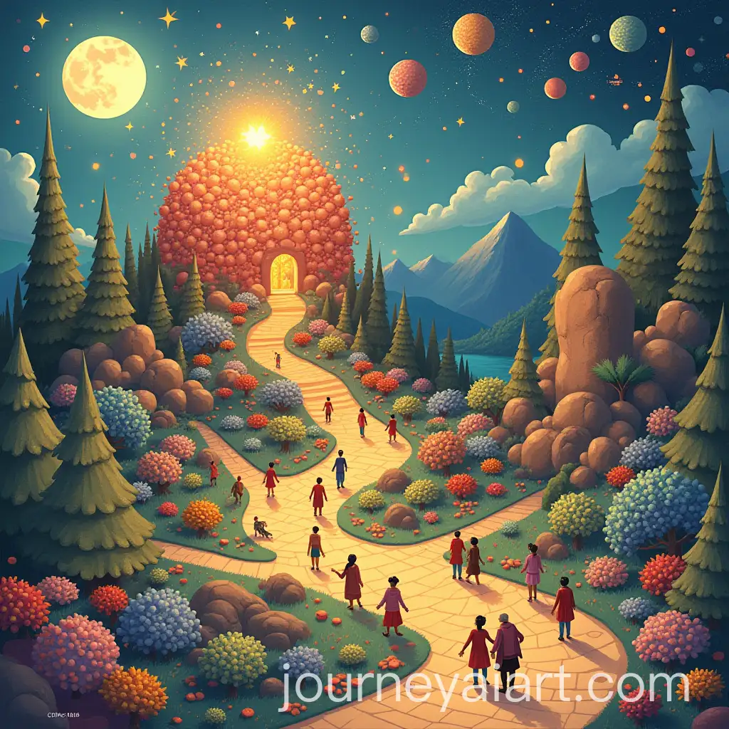 Artist-Illustrating-Creation-of-Art