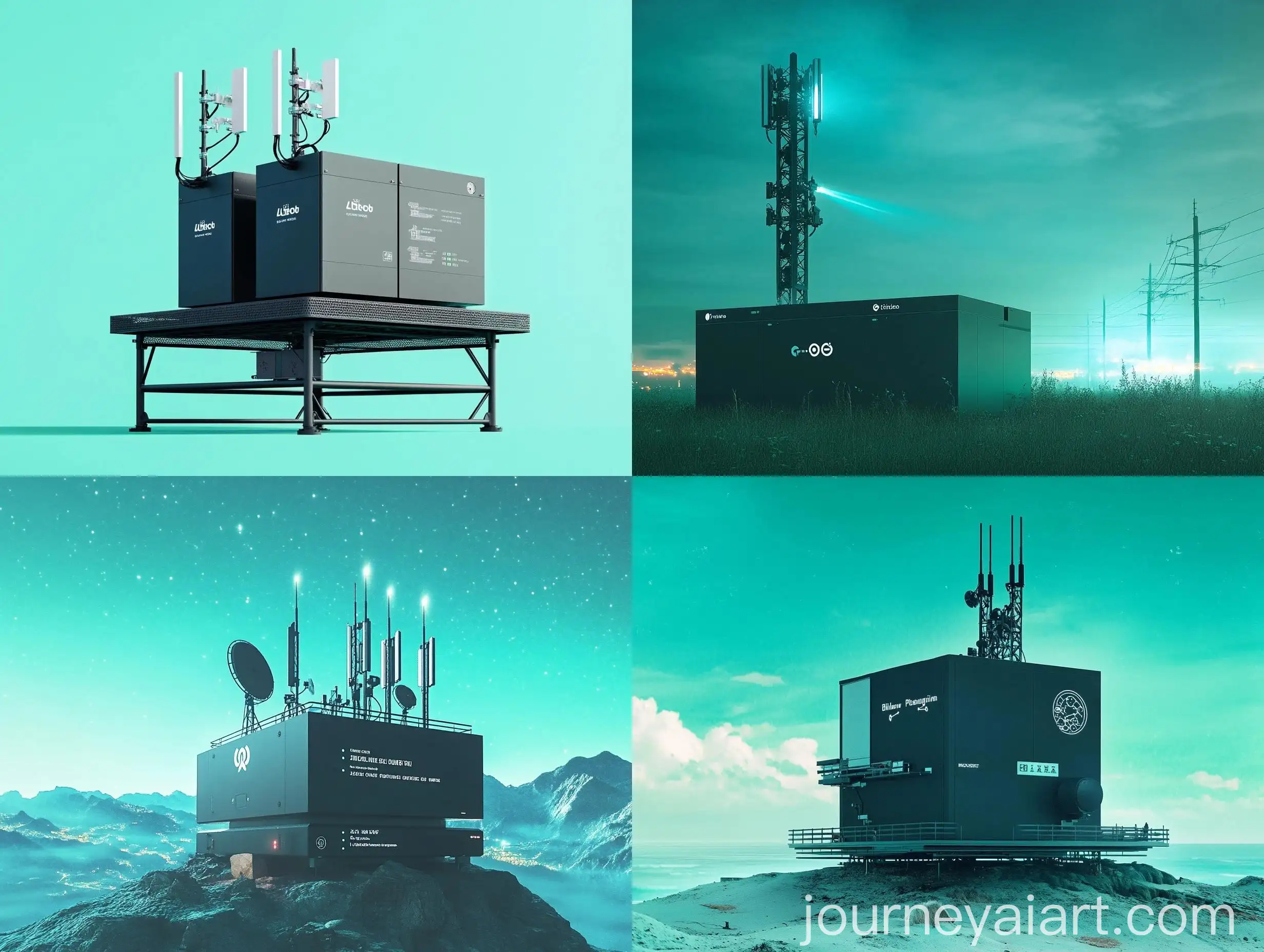 Teal-Colored-BaseStation-Advertisement-Design