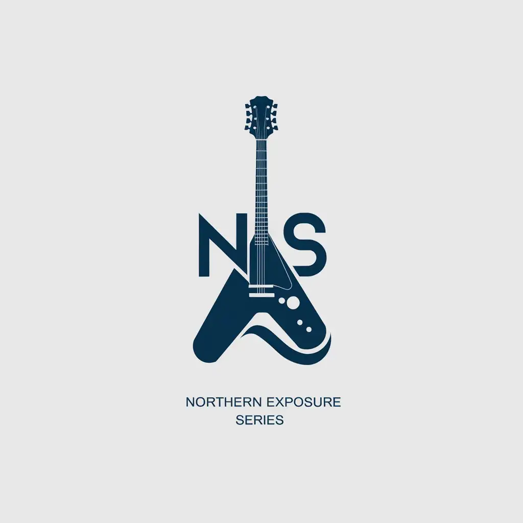 LOGO Design for NXS Northern Exposure Series Minimalistic and Creative with Musical Elements