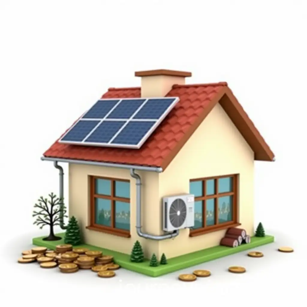 Modern-EcoFriendly-House-with-Solar-Panels-and-Greenery