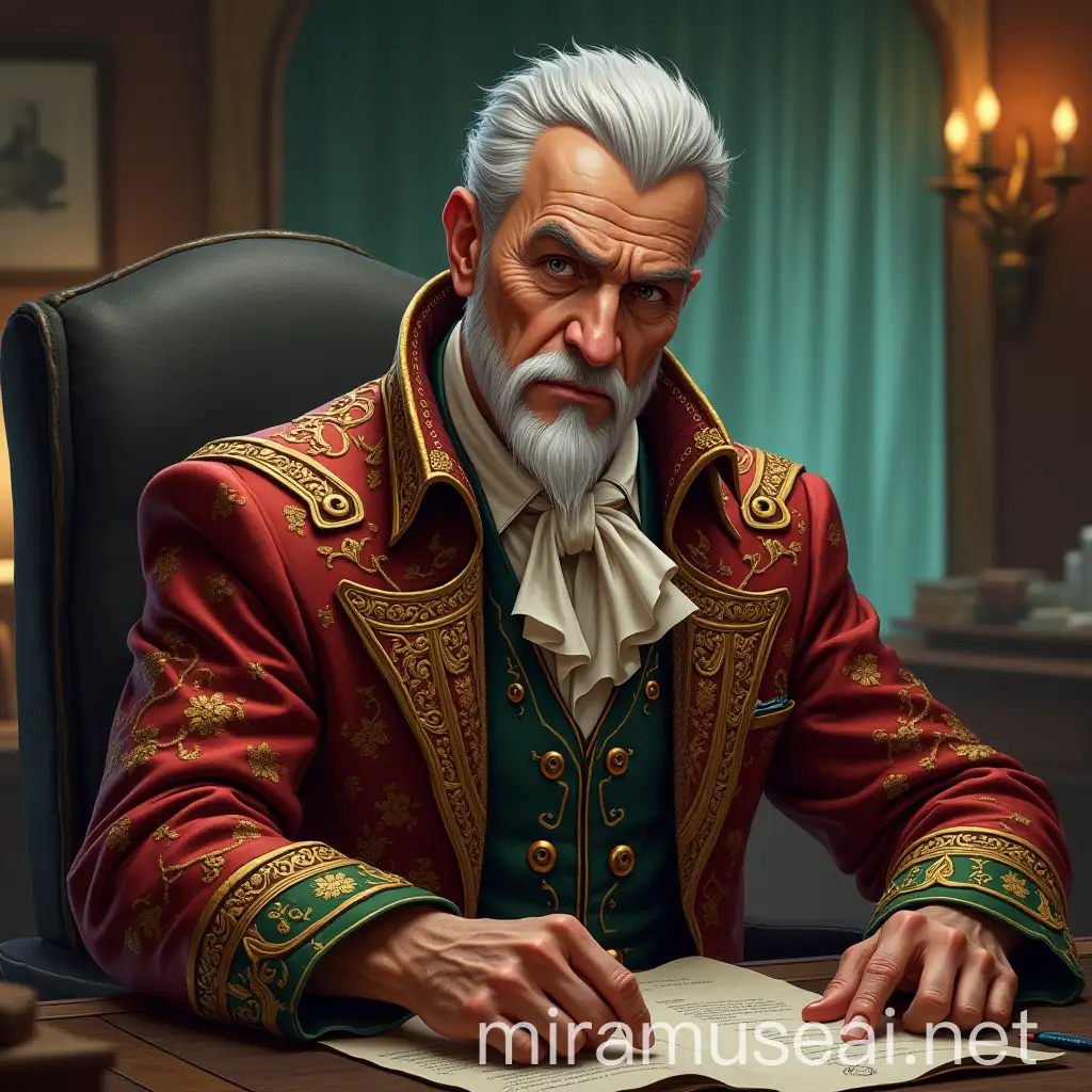 Orlin Duskmantle Mastermind of Emerald Sails Trading Post