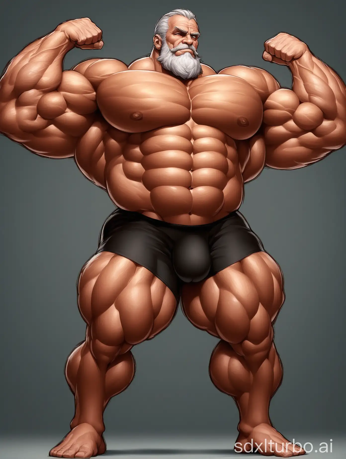 Imposing-Elderly-Giant-with-Impressive-Physique