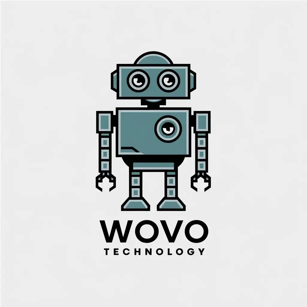 a vector logo design,with the text "Wovo Technology", main symbol:subtitle,Moderate,clear background