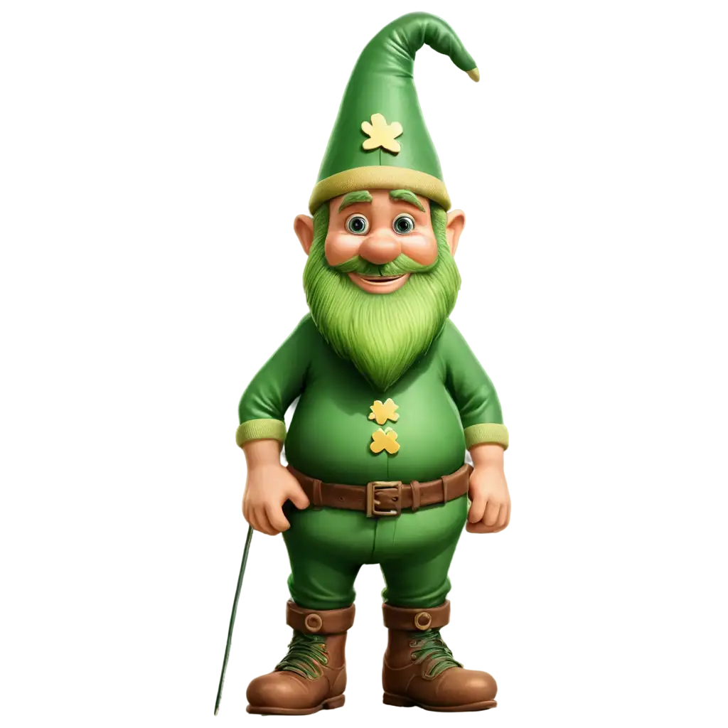 HighResolution-St-Patricks-Day-Green-Gnome-PNG-with-Transparent-Background-for-Versatile-Use