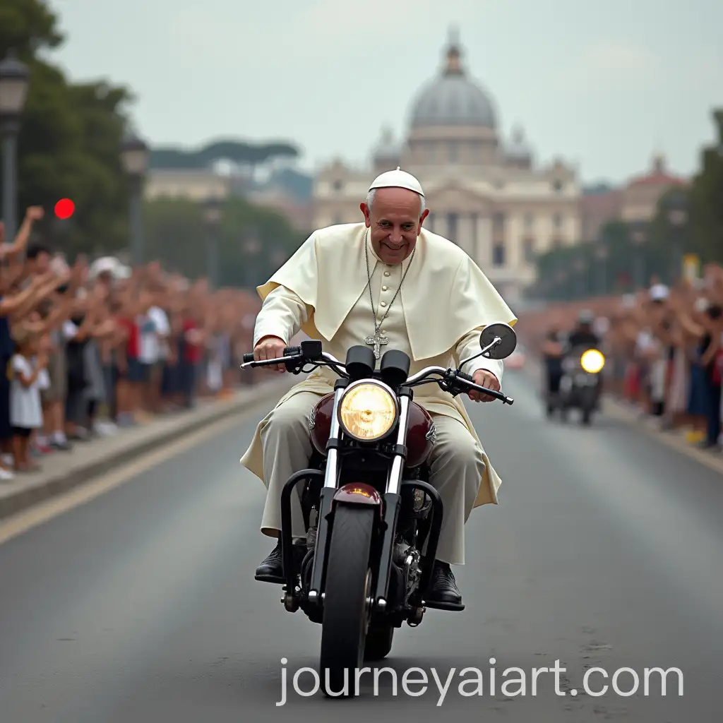 Pope-Francis-Racing-Motorcycles-in-a-HighSpeed-Challenge