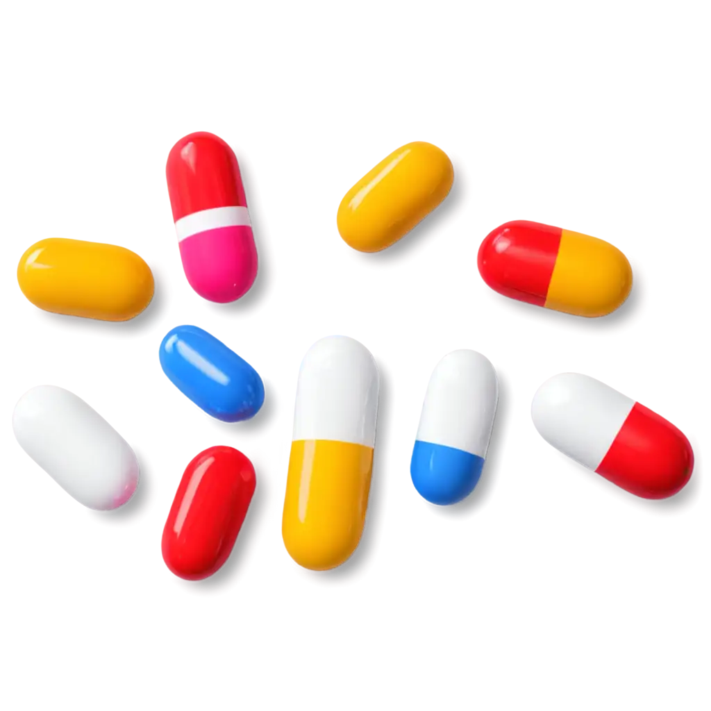 Bicolor-Colorful-Capsule-Pills-PNG-Image-for-Creative-Design-and-Digital-Projects