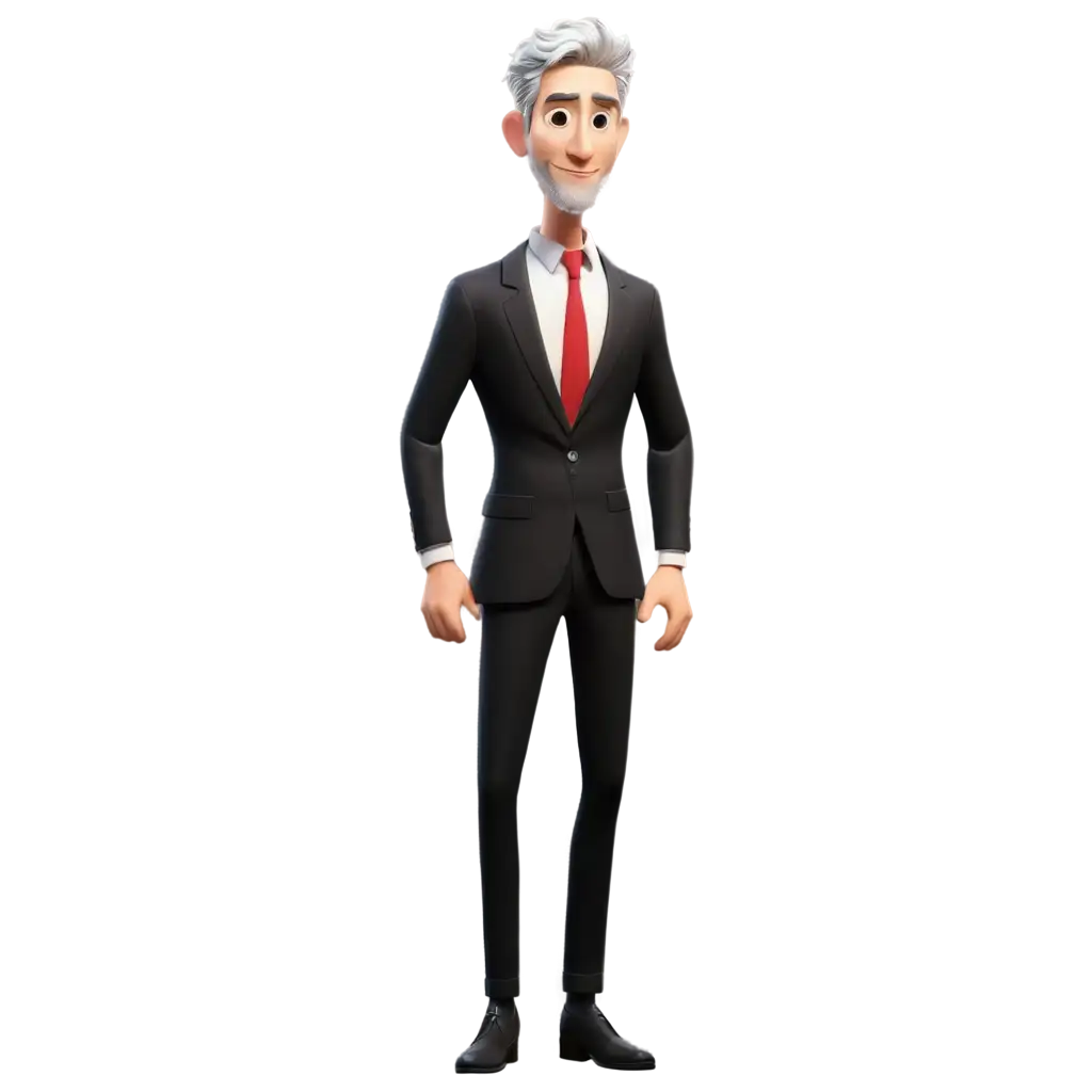 Handsome-Tall-Man-with-Black-and-White-Hair-Cartoon-Character-PNG-for-Creative-Projects