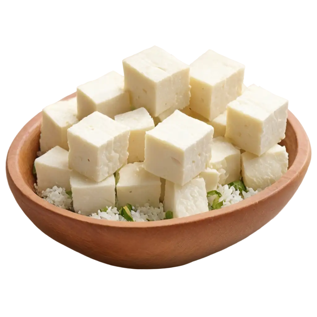 HighQuality-PNG-Image-of-Paneer-Cube-in-White-Color