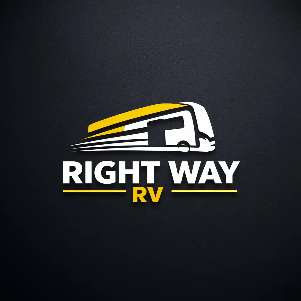 LOGO Design For Right Way RV Modern and Sleek RV Business Logo