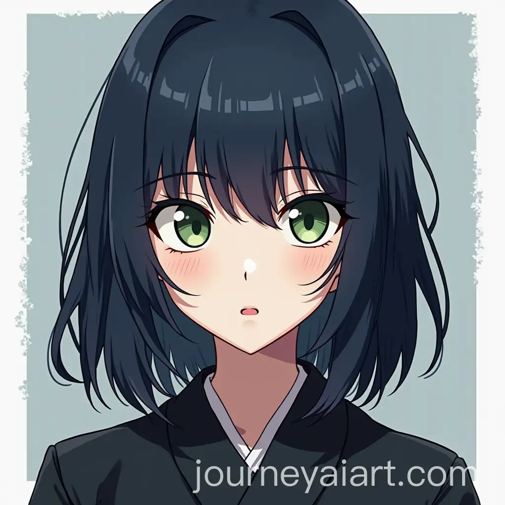 Jujutsu-Kaisen-Inspired-Girl-with-Dark-Blue-Hair-and-Green-Eyes