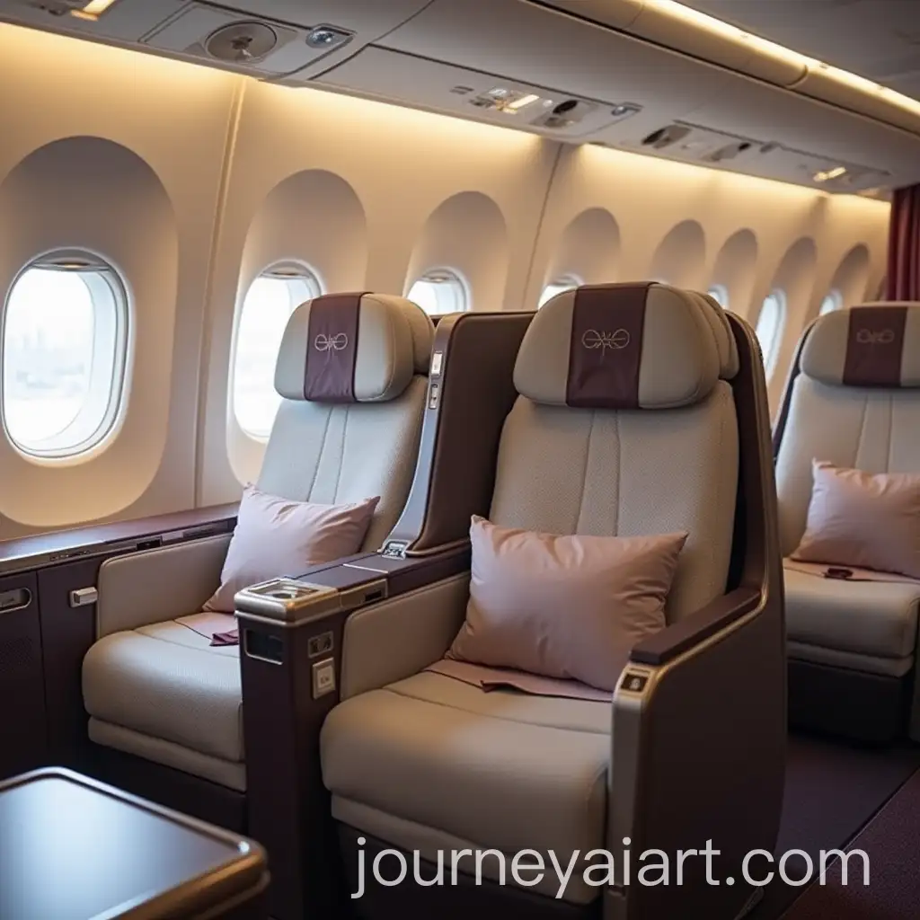 LuxuriousAI-Art-Prompt-Expansion-First-Class-Experience-on-Qatar-Airways