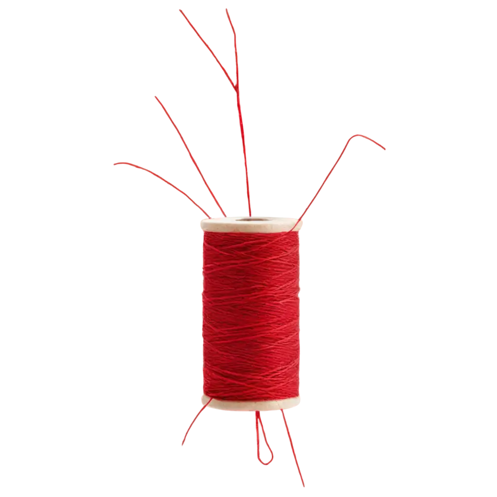 RedPNG-Image-Usage-Analysis-Thread-PNG-Image-for-Symbolic-and-Artistic-Designs