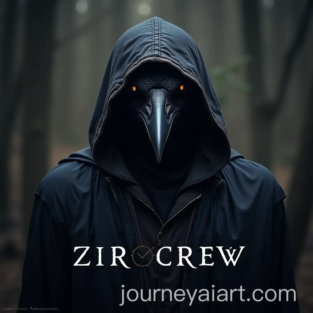 Mysterious-Hooded-Raven-with-ZIVR-CREW-Inscription