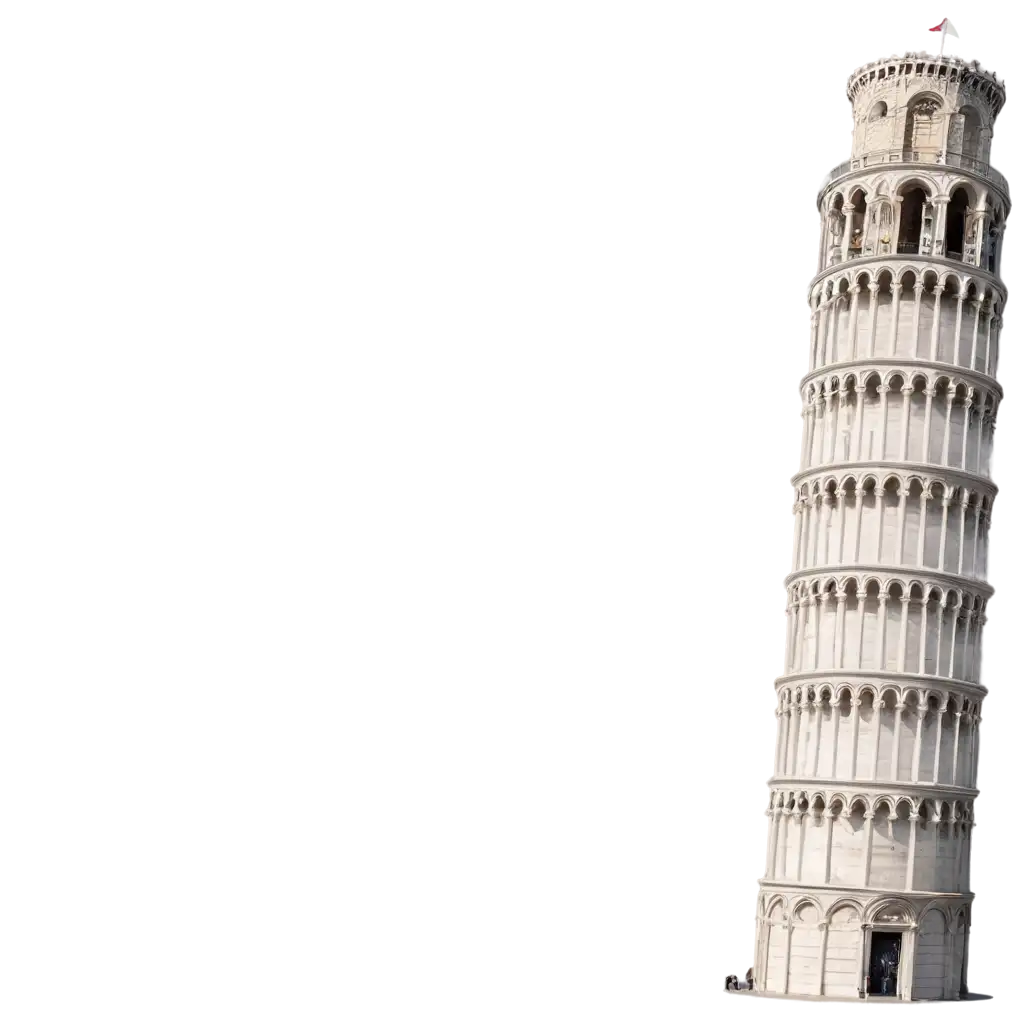 HighQuality-PNG-Image-of-the-Leaning-Tower-of-Pisa-in-Italy-Perfect-for-Digital-Projects