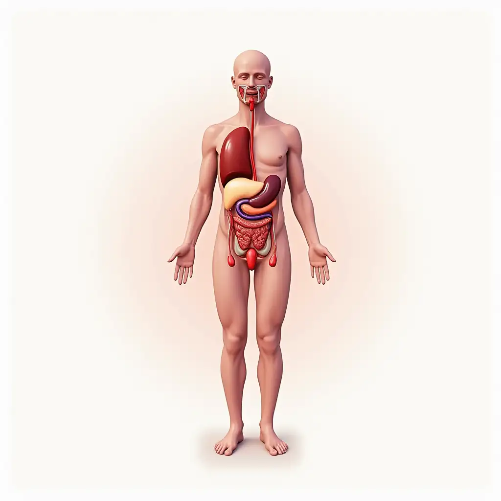 Create an image of the anatomy of the urinary system Including its name