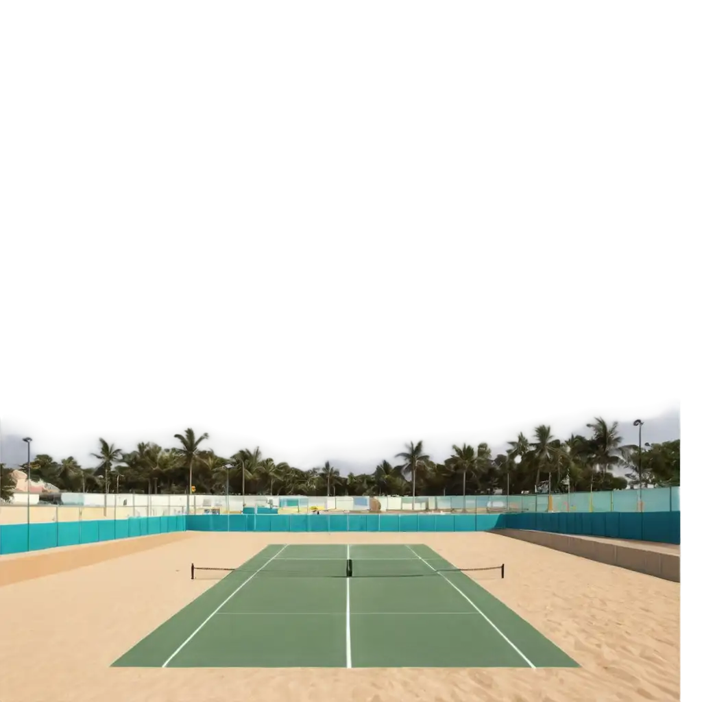 Realistic-Beach-Tennis-Arena-PNG-Image-Enhancing-Coastal-Sports-Visuals