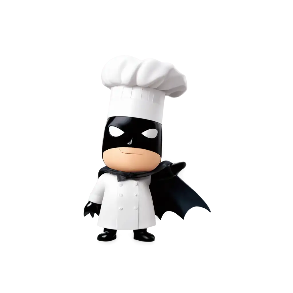 Batman with the chef hat