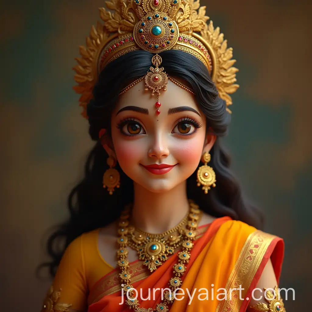 Smiling-Durga-Ma-Portrait