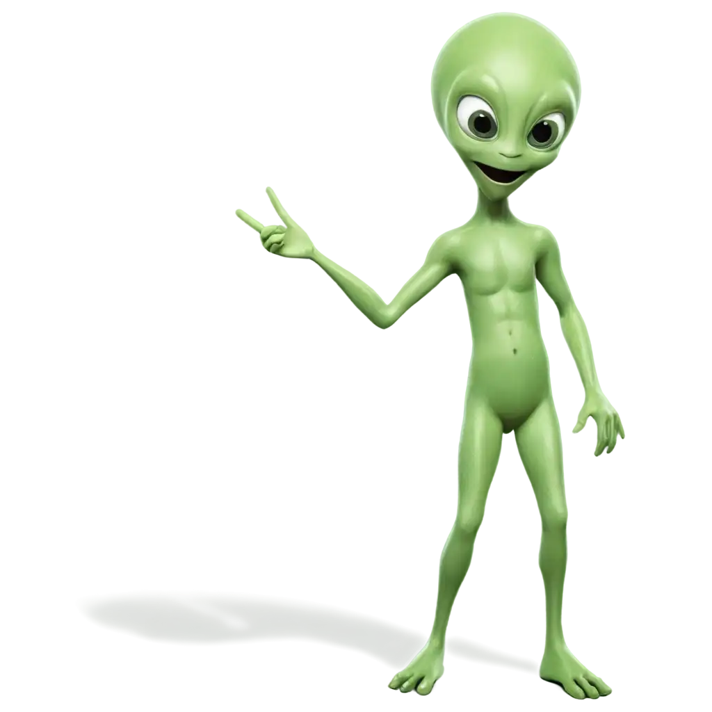 Happy-Alien-Showing-Peace-Gesture-PNG-Image-Cheerful-Extraterrestrial-Gesture