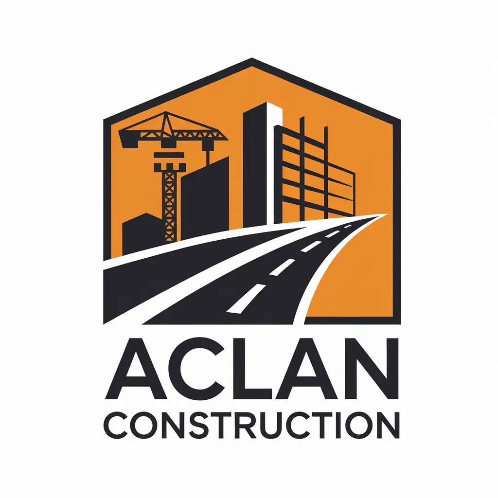 LOGO Design for Aclan Construction Modern and Professional Construction Theme