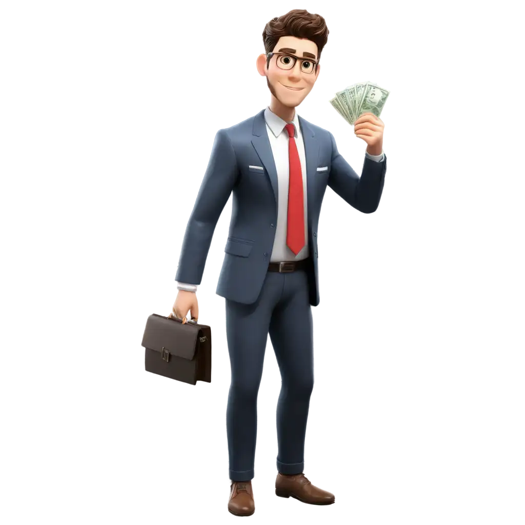 Cartoon-Man-in-Business-with-Money-PNG-HighQuality-Transparent-Image-for-Professional-Use