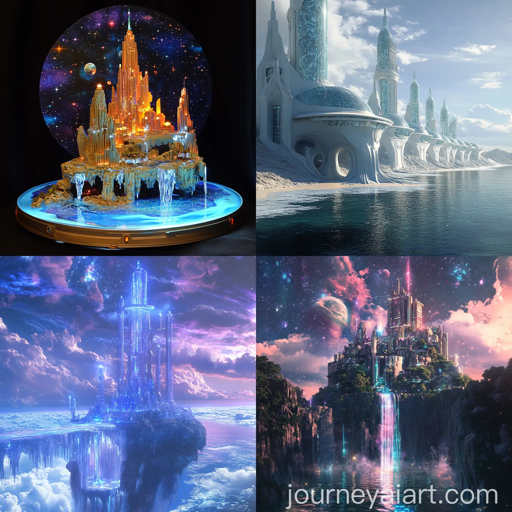 Neo-Cosmic-Water-Based-Landmark-in-Vibrant-Colors