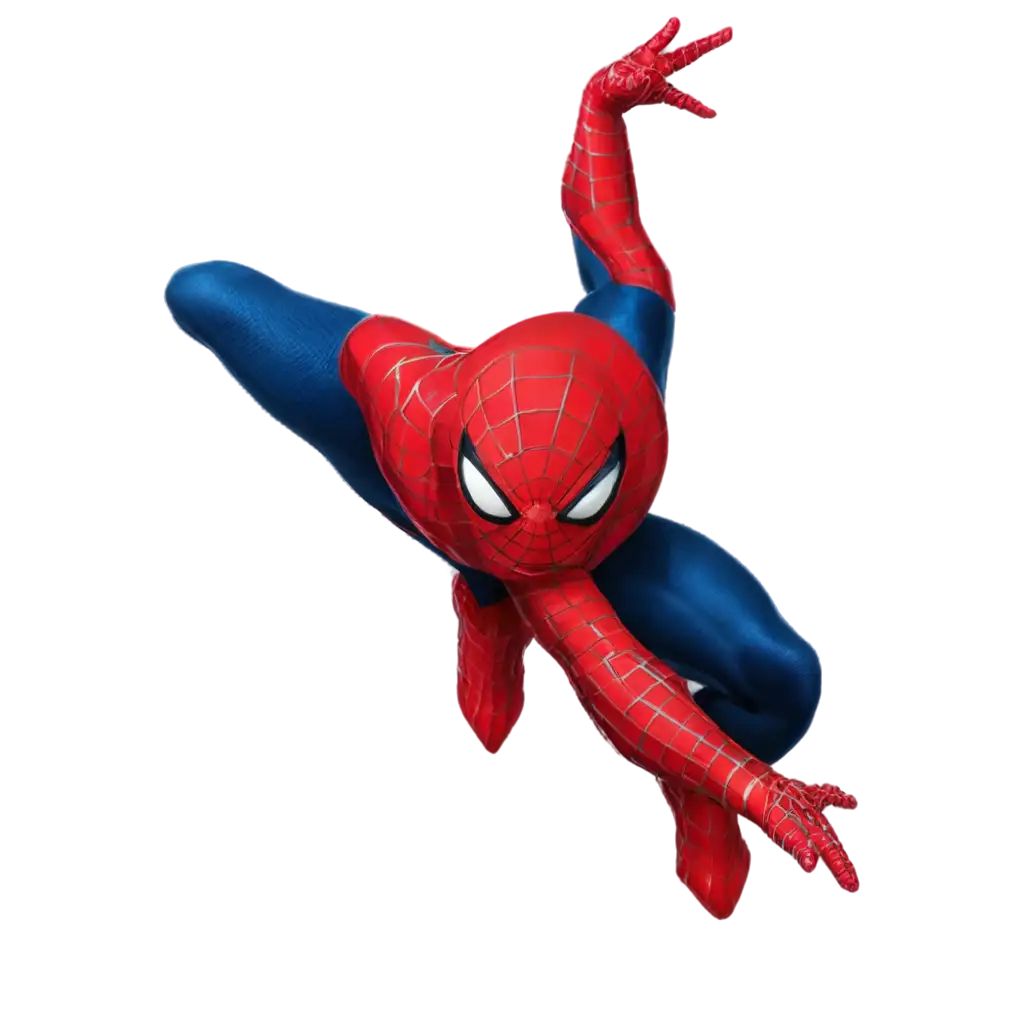 Spiderman-Upper-Half-Body-PNG-Image-HighQuality-Clarity-and-Versatility-for-Various-Uses