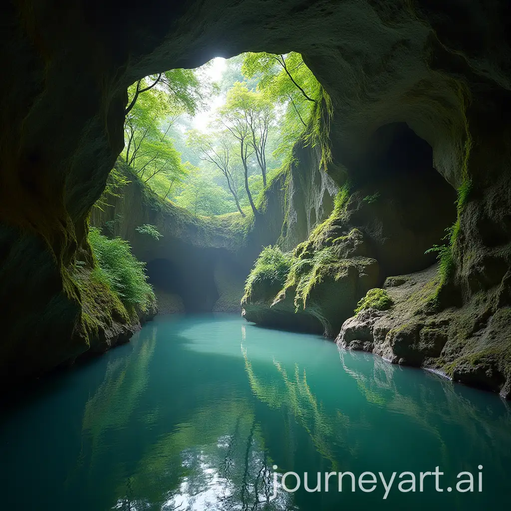 Serene-Grotto-Landscape-in-Hangzhou-with-Natural-Beauty