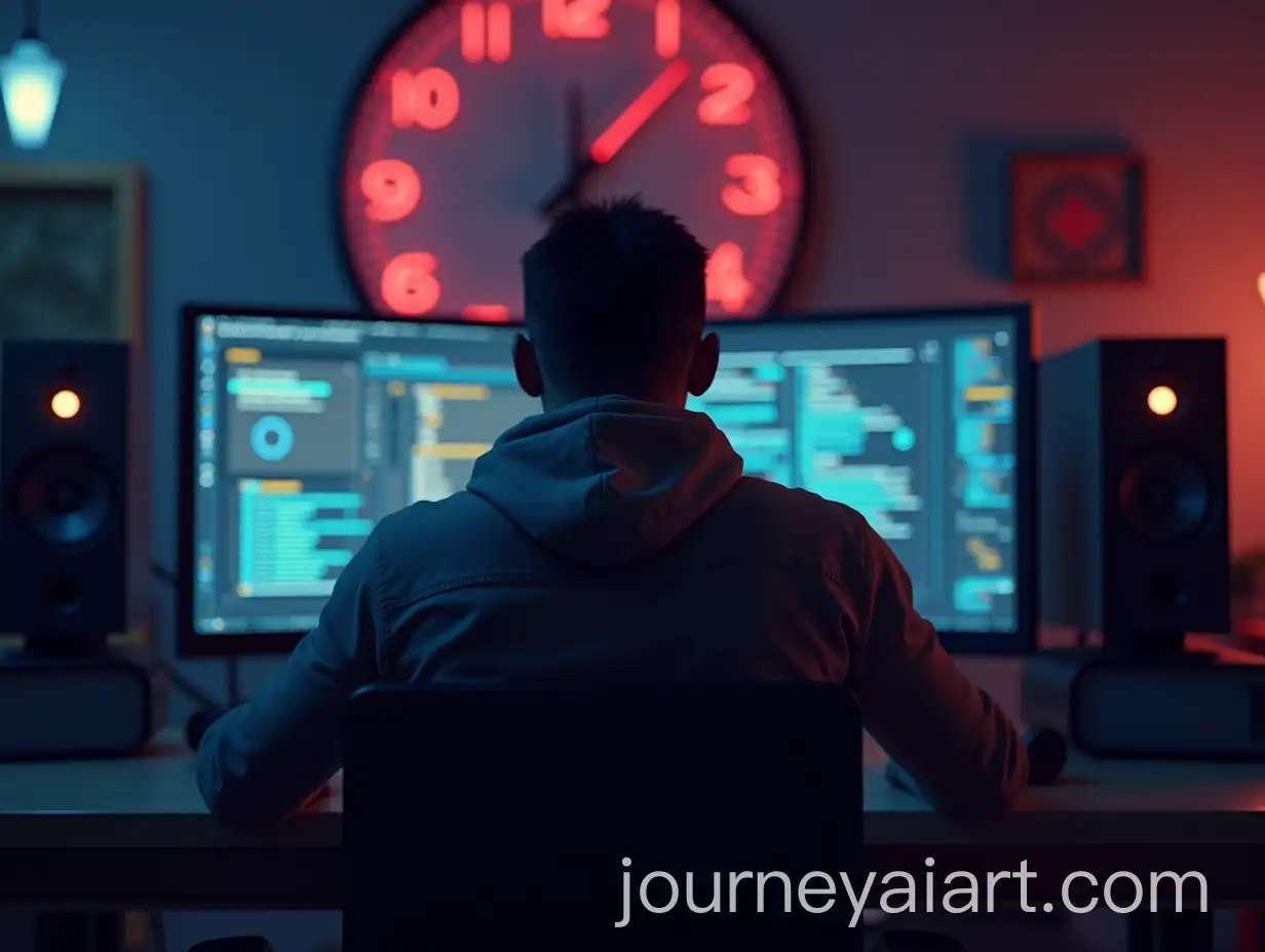 Hacker-in-a-Room-Surrounded-by-Computers-with-Krot-Sign-in-the-Background