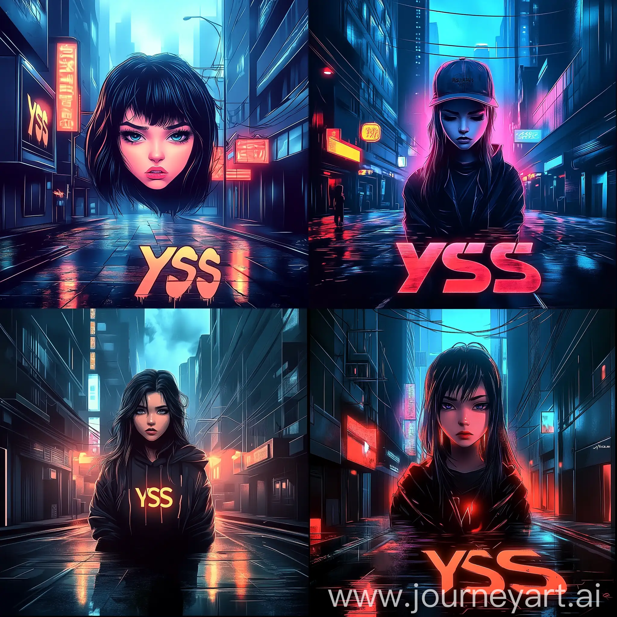 Melancholic-Girl-with-YSS-Logo