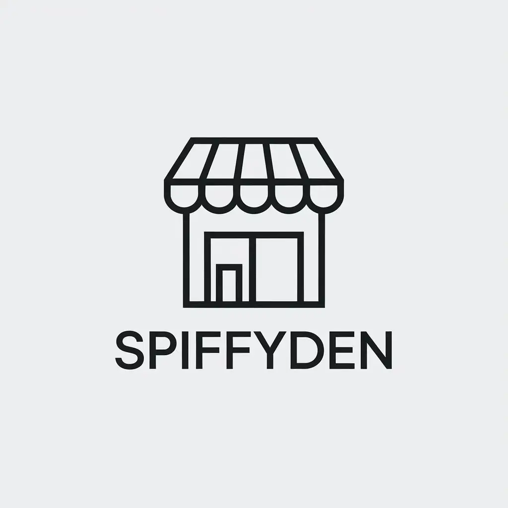 LOGO Design for Spiffyden Minimalistic Retail Store Emblem