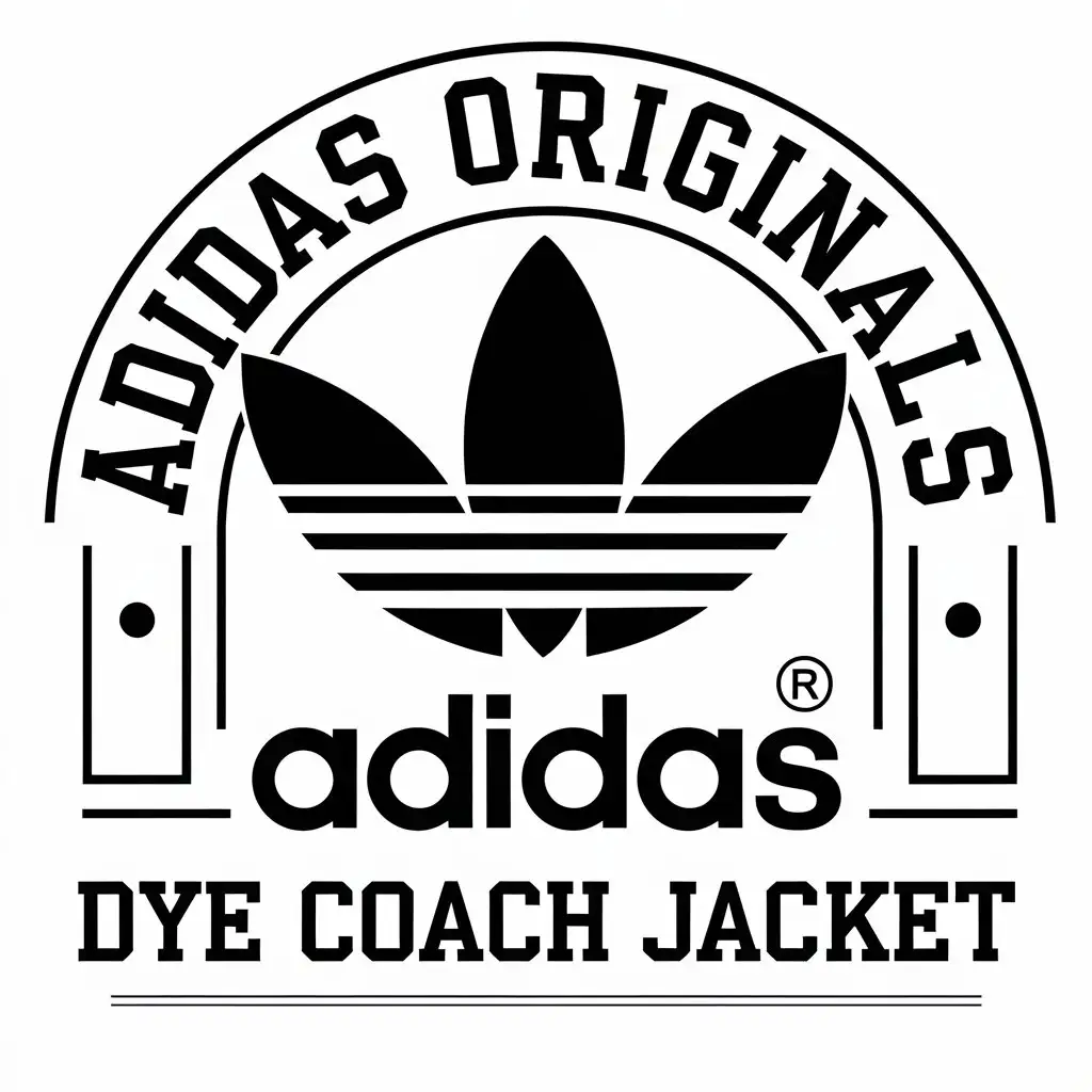 LOGO-Design-for-Adidas-Originals-Dye-Coach-Jacket-Iconic-Adidas-Symbol-on-a-Clear-Background