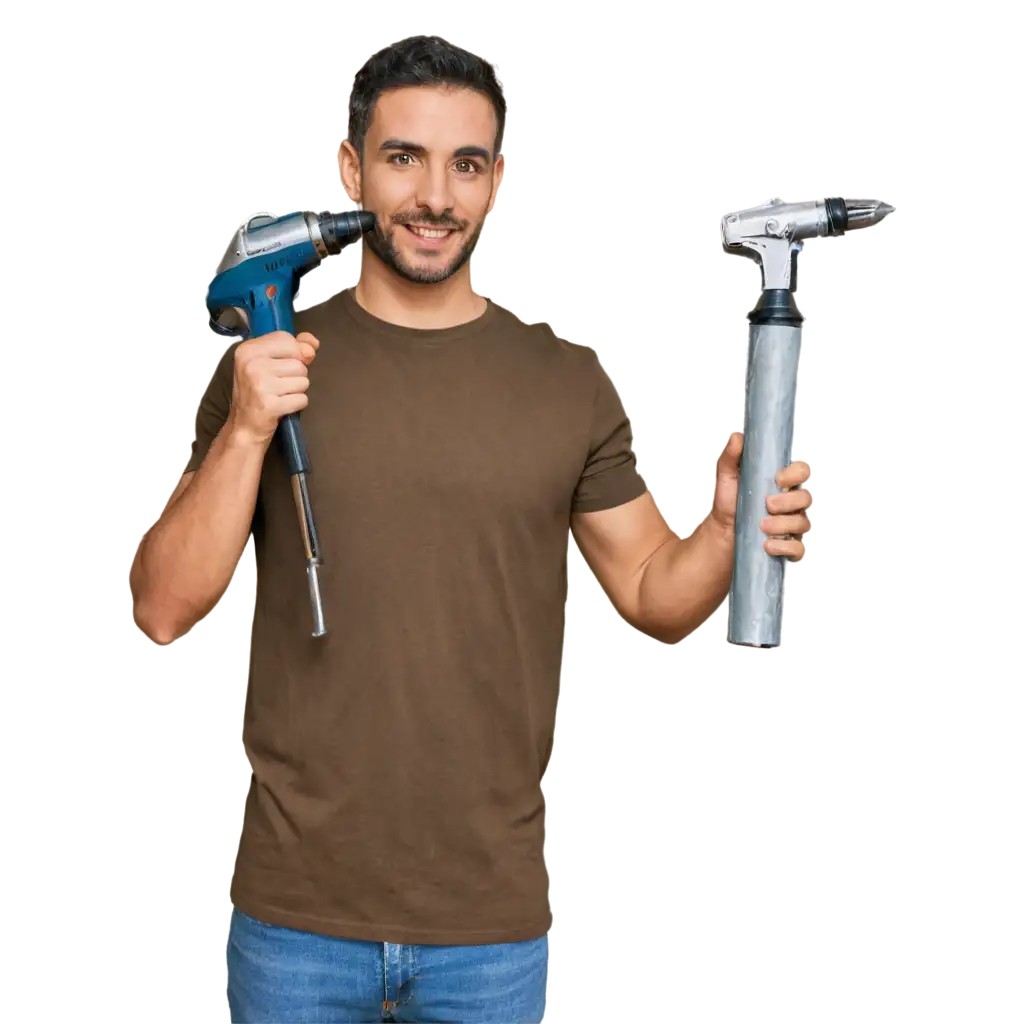 Handsome-Man-with-Hammer-and-Drill-Machine-PNG-Image-for-DIY-and-Construction-Projects