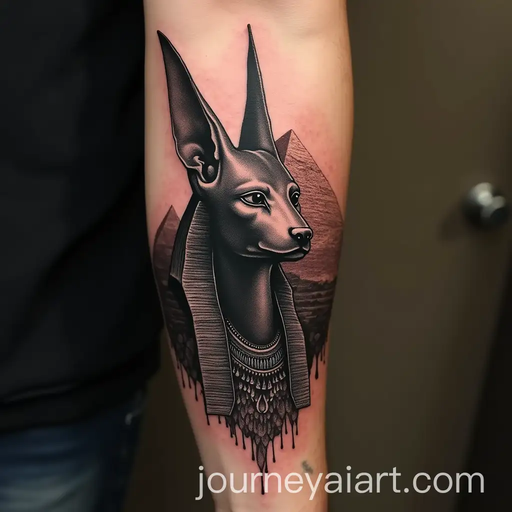 Realistic-Anubis-Tattoo-with-Pyramids-Background