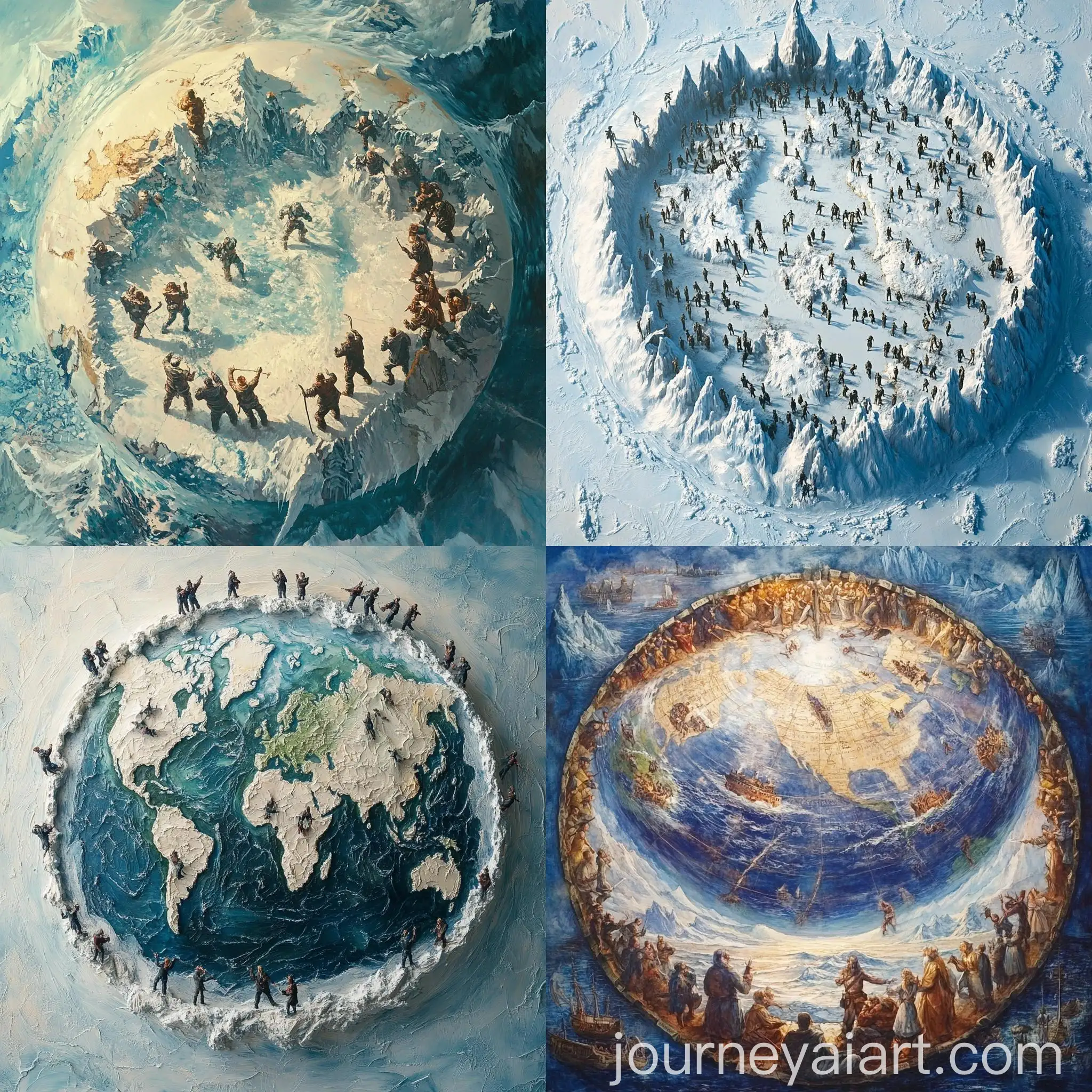 World-Map-with-Ice-Rim-and-War-Discussion-Scene