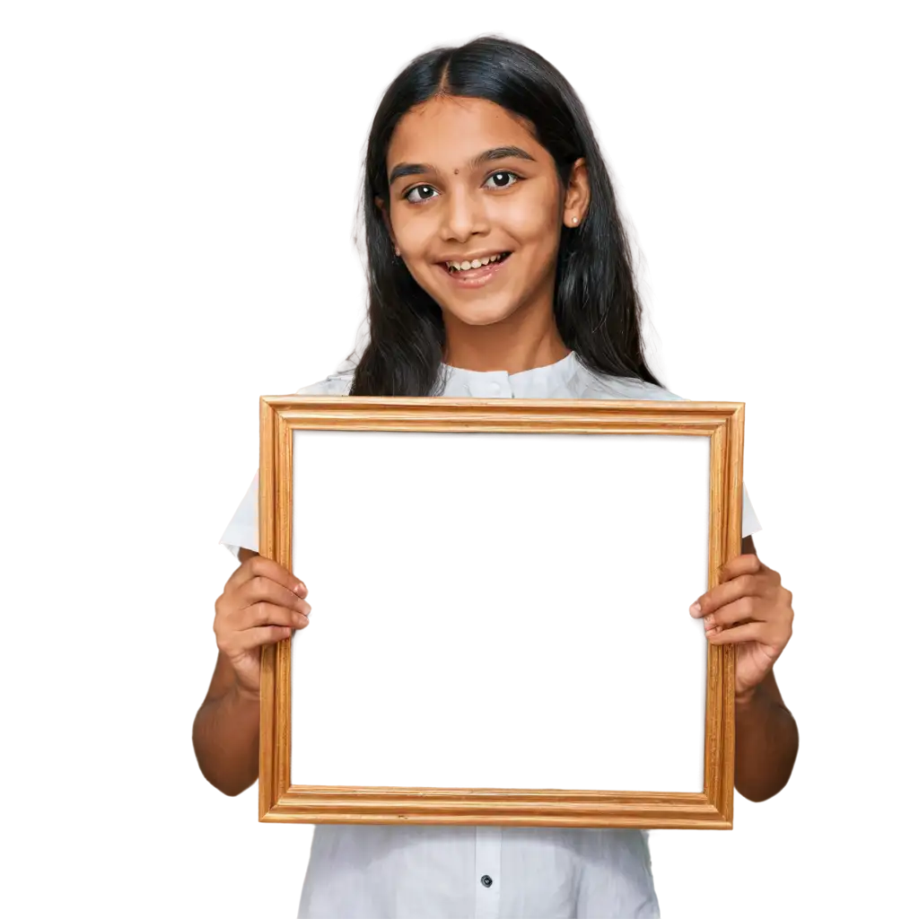 Kerala-Girl-with-Photo-Frame-PNG-Capturing-Cultural-Elegance-in-Digital-Art