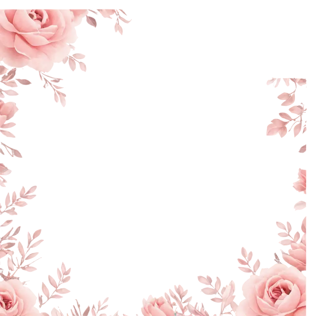 Floral pink design for wedding album